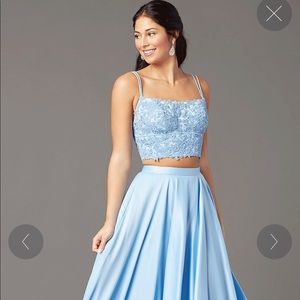 Heavenly Blue Prom Dress